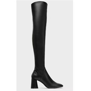 NWT Zara Black Thigh High Boots